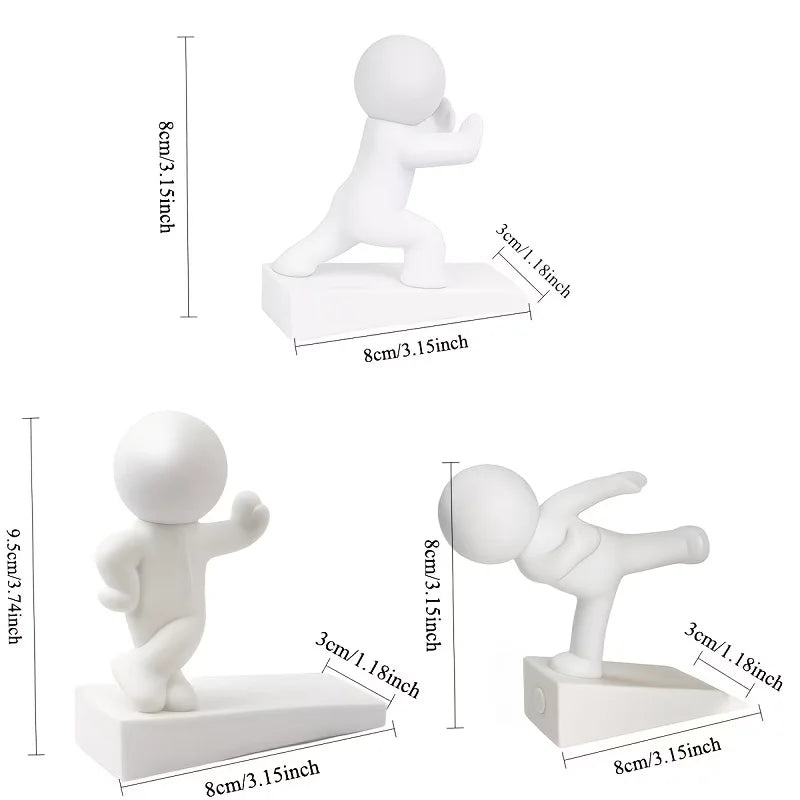 Christmas Decorations Include Cute Door Sills Movable Anti Slip Bases To Protect Walls and Three-dimensional Home Decorations